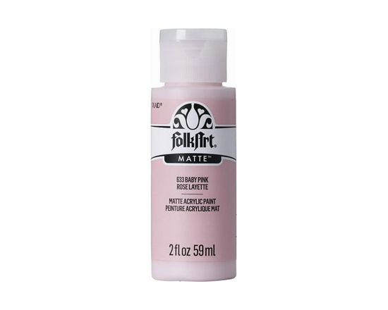 Peinture acrylique mate FolkArt, 2 oz, Rose Bébé - 2 fl oz