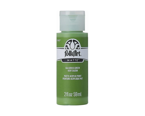 Folkart Matte Acrylic Craft Paint, 2 fl. oz., Grass Green - 2 fl oz