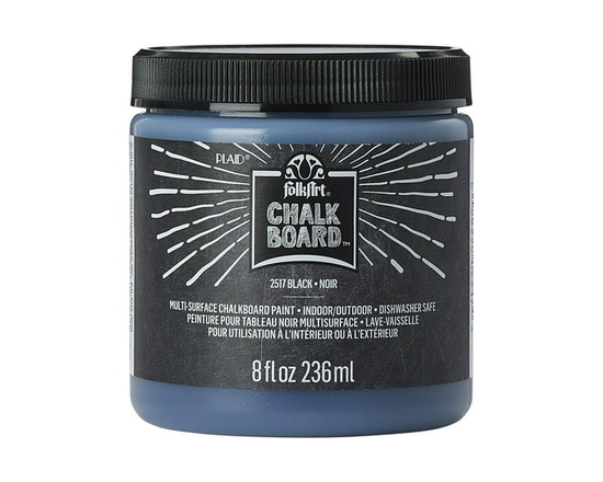 Folkart Chalkboard Paint Black 8 oz - 8