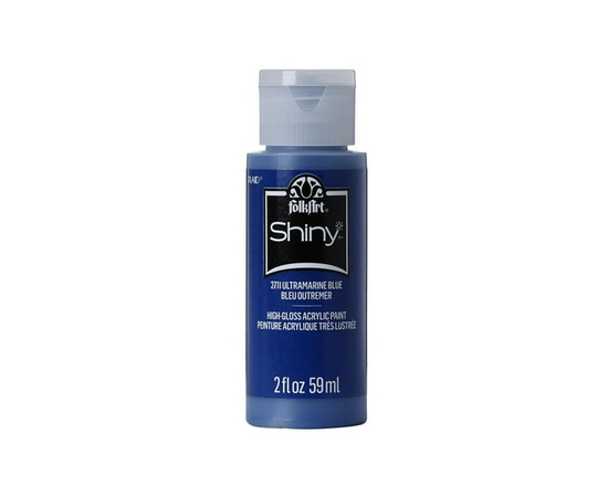 Folkart Brillant peinture acrylique bleu outremer - 2 oz