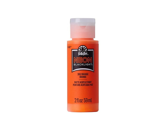 Folkart Neon Acrylic Paint Orange, 2 fl oz - 2 fl oz