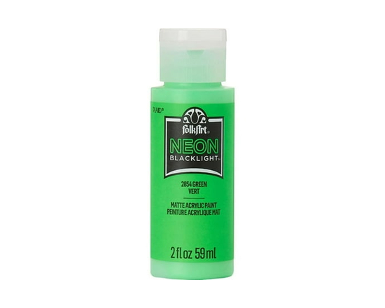 Folkart Néon peinture acrylique, vert, 59 ml - 59 ml