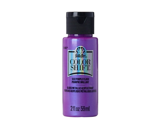 Peinture acrylique FolkArt Color Shift en couleurs variées (59 ml), Pourpre brillant - 59 ml