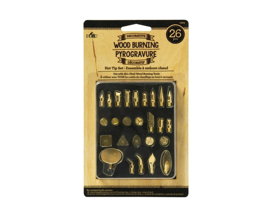 Plaid 26 Piece Wood Burning Hot Tip Set