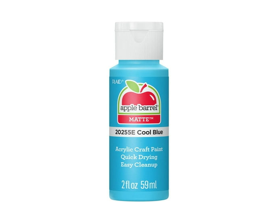 Apple Barrel Colors Matte Acrylic Craft Paint, 2 fl. oz., Cool Blue - 2 fl oz