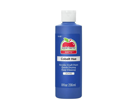 Apple Barrel Colors Matte Acrylic Craft Paint, 8 fl. oz., Cobalt Blue - 8 fl oz