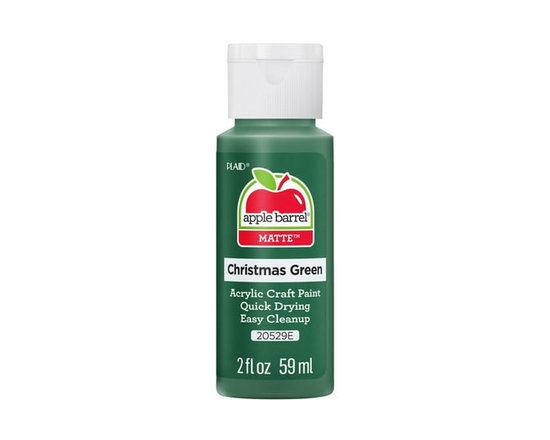 Apple Barrel Colors Matte Acrylic Craft Paint, 2 fl. oz., Christmas Green - 2 fl oz