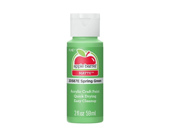 Apple Barrel Colors Matte Acrylic Craft Paint, 2 fl. oz., Spring Green - 2 fl oz