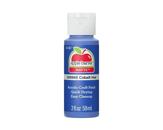 Apple Barrel Colors Matte Acrylic Craft Paint, 2 fl. oz., Cobalt Hue - 2 fl oz