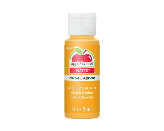 Apple Barrel Colors Matte Acrylic Craft Paint, 2 fl. oz., Apricot - 2 fl oz
