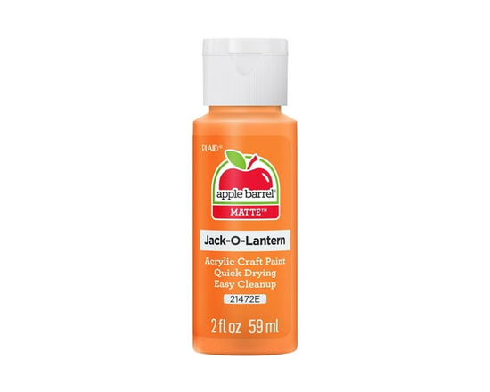 Apple Barrel Colors Matte Acrylic Craft Paint, 2 fl oz, Jack-O-Lantern - 2 fl oz