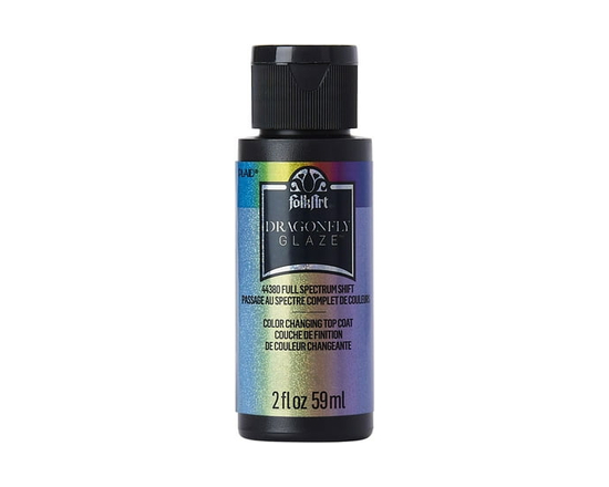 Glaçure fini brillant FolkArt Dragonfly, Spectre complet, 59 ml - 59 ml