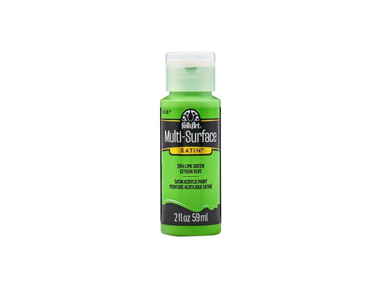 FolkArt Peinture Acrylique Satin Multi-Surface, 2 fl. oz., Vert Citron - 2 fl oz