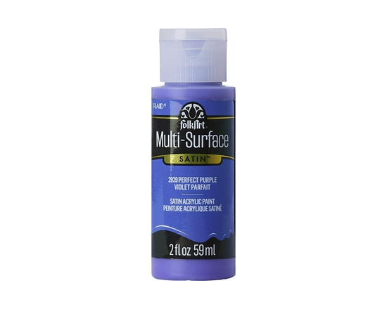FolkArt Peinture Acrylique Satin Multi-Surface, 2 fl. oz., Violet Parfait - 2 fl oz