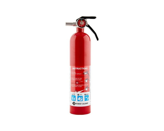 First Alert Rechargeable Home Fire Extinguisher UL Rated 1-A:10-B:C