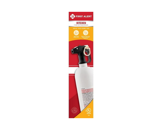 First Alert Kitchen Fire Extinguisher UL Rated 5-B:C (White)