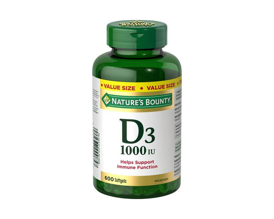 NATURE'S BOUNTY Vitamin D3, 1000 IU