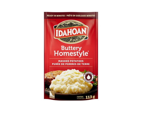 Idahoan Buttery Homestyle Flavoured Mashed Potatoes - 113g