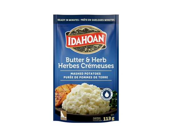 Idahoan Butter & Herb Mashed Potatoes - 113 grams
