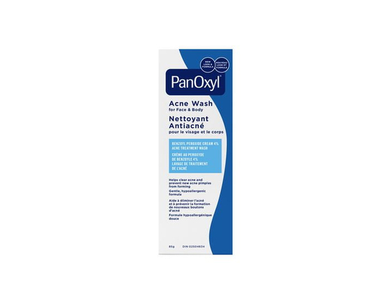PanOxyl 4% Benzoyl Peroxide Acne Wash, Helps Clear Acne - 85 in