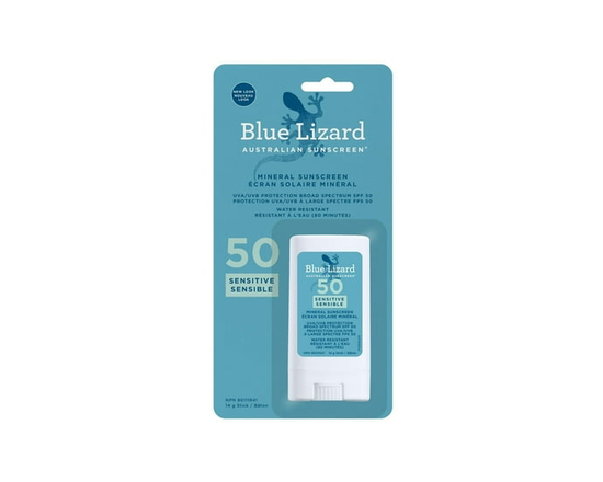 Blue Lizard Mineral Sensitive Sunscreen Stick, SPF 50 - 14 in