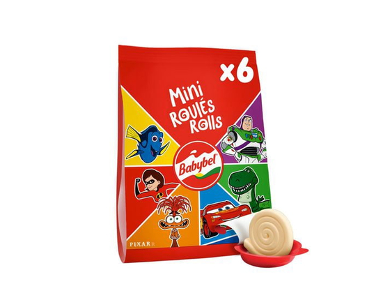 Babybel Mini Rolls Cheese Snacks 6P