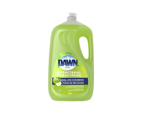Dawn Ultra Antibacterial Dishwashing Liquid Dish Soap, Apple Blossom Scent 2.64L - 2.64 L