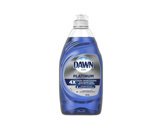Dawn Platinum Détergent à Vaisselle Liquide, Parfum Pluie Rafraîchissante, 431ML