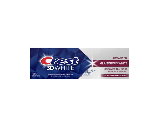 Crest 3D White Advanced Glamorous White Teeth Whitening Toothpaste70nl - 70 mL