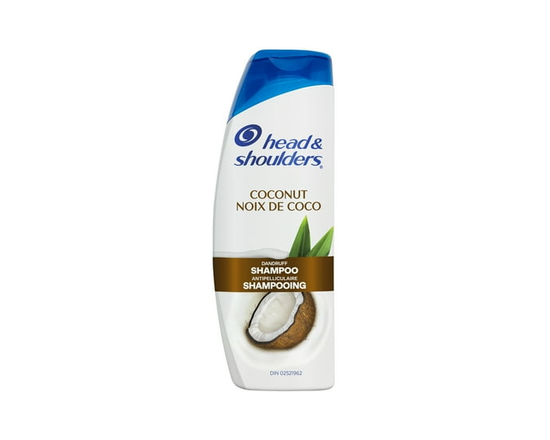 Head & Shoulders Shampooing Antipelliculaire à la Noix de Coco, Hydratant, Hydratation Légère, Convient aux Cheveux Colorés