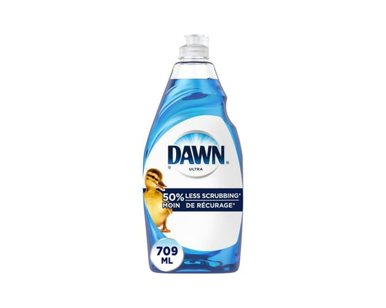 Dawn Ultra Dish Soap, Dishwashing Liquid, Original Scent 709ML