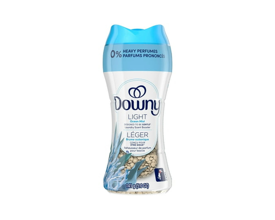 Downy Light Laundry Scent Booster Beads, Ocean Mist Scent, In-wash fabric beads designed to be gentle with a light boost of scent, No Heavy Perfumes -
