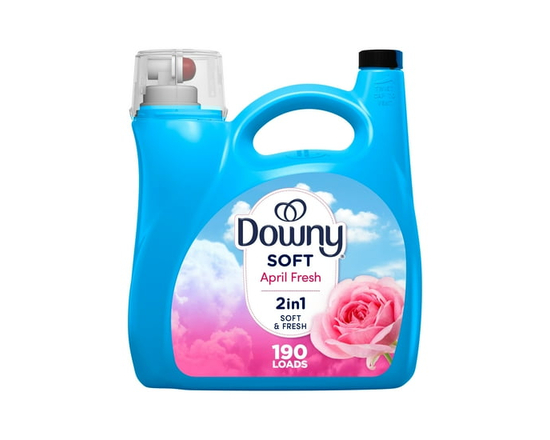 Downy Soft Fabric Softener Liquid, April Fresh Scent, 190 Loads, 4.16 L - 4.16 L