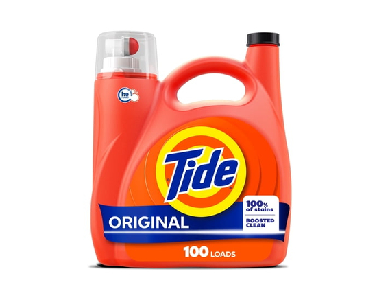 Tide Détergent à Lessive Liquide, Parfum Original, Fonctionne sur 100 % des Taches Communes, Savon à Lessive, Détergent à Lessive Liquide, 3.9 Litres,