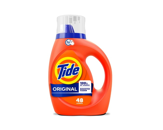 Tide Liquid Laundry Detergent, Original Scent, 48 Loads, 1.77 L, Boosted Clean even in cold water, laundry soap, concentrated liquid detergent