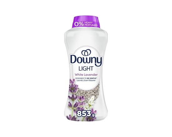 Downy Light Laundry Scent Booster Beads, White Lavender Scent, In-wash fabric beads designed to be gentle with a light boost of scent, No Heavy Perfum