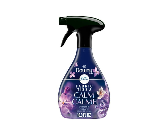 Febreze Désodorisant d'Air en Vaporisateur pour Tissus, Rafraîchisseur de Tissus Anti-Odeurs, Parfum Downy Calme - 16.9 fl oz