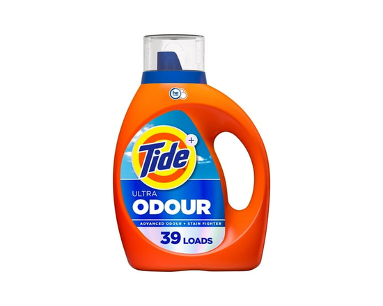 Tide Ultra Odour Plus Oxi Liquid Laundry Detergent, Advanced Odour Plus Stain Fighting Laundry Detergent Liquid, 1.62 Litres, 39 Wash Loads - 1.62 L