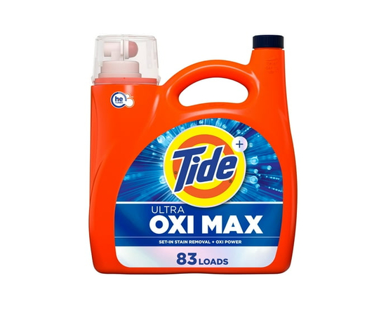 Tide Ultra Oxi Max Liquid Laundry Detergent, Set-in Stain Removal Plus Oxi Power, Laundry Detergent Liquid with Extra Oxi Power, 3.46 Litres, 83 Wash