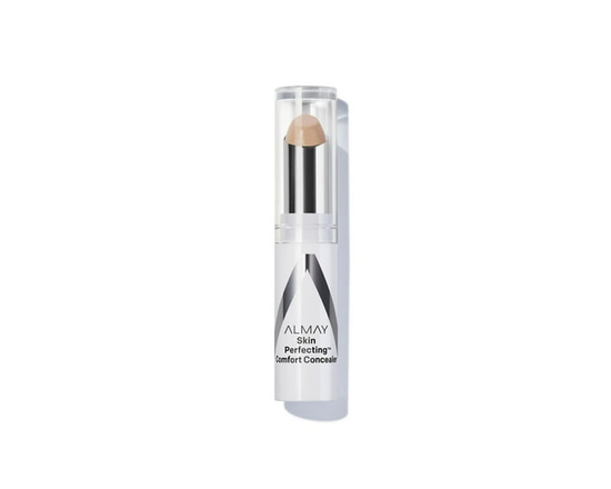 Almay Skin Perfecting Comfort Concealer, Medium to Full Coverage, 1 Concealer Stick (100 Fair)