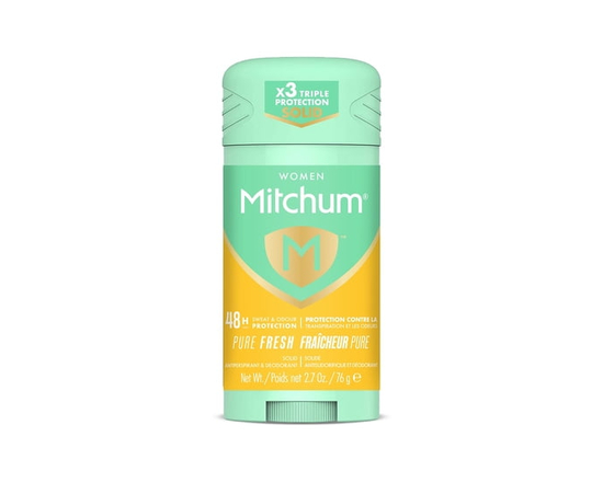Antisudorifique et désodorisant en bâton invisible Mitchum femmes, protection de 48 heures, fraîcheur pure - 2.75