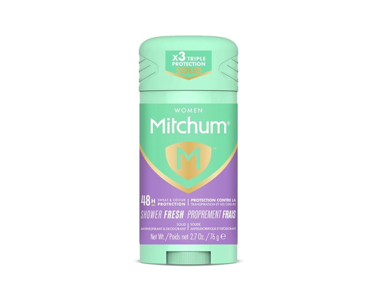 Mitchum Women, Invisible Solid, Antiperspirant & Deodorant, 48 HR Protection, Shower Fresh, 76g - 76 g