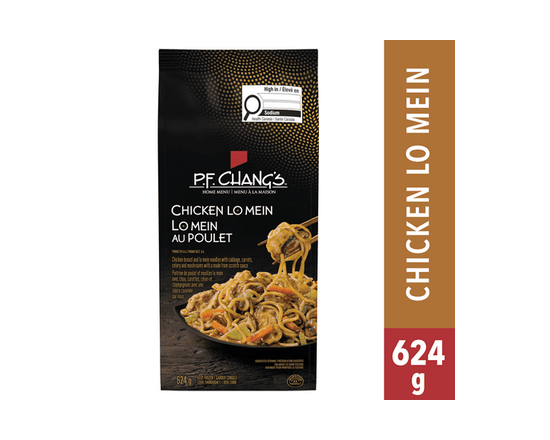 Lo Mein au poulet P.F. Chang’s Menu à la maison, Poitrine de poulet et nouilles lo mein avec chou, carottes, céleri et champignons - 624G