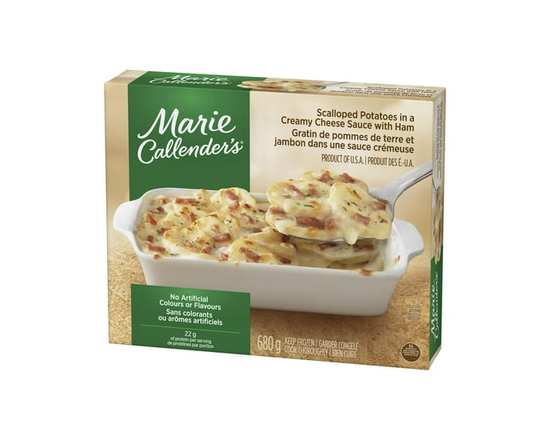 Marie Callender’s® Potatoes Scalloped Creamy Cheese Sauce with Ham, 680 g - 680 g