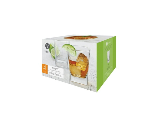 Libbey Cubist Cooler Glass