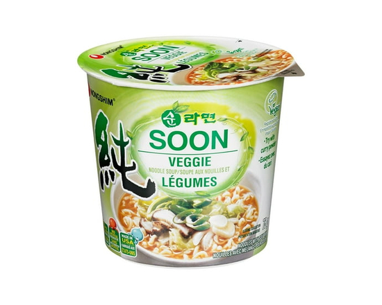 Nongshim Soon Veggie Cup Noodle Soup - 75g