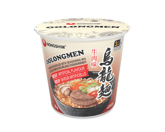 Nongshim Oolongmen Beef Cup Noodle Soup - 75g