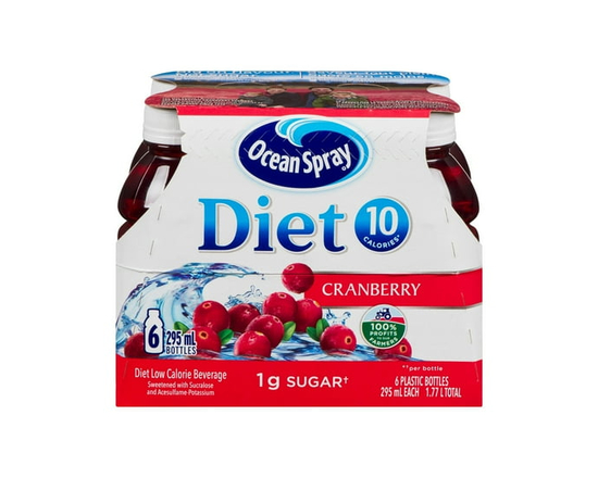 Ocean Spray Diet Low Calorie Cranberry 6x295ml - 250 mL