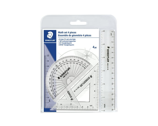 Ensemble de mathématique Staedtler 4 pièces