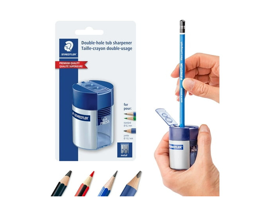 Staedtler Double Hole Manual Pencil Sharpener